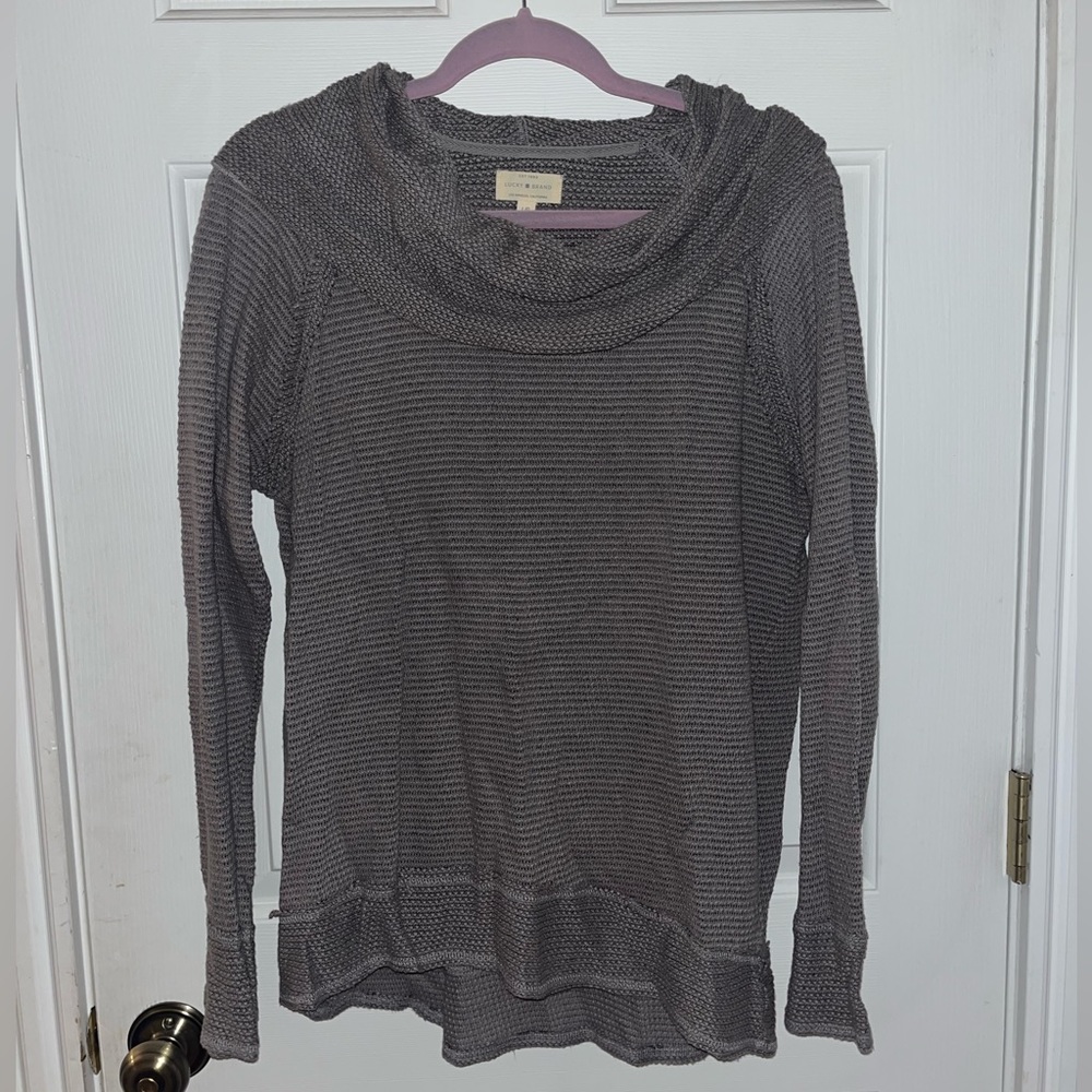 Lucky Brand Gray Cover Up/ Sweater